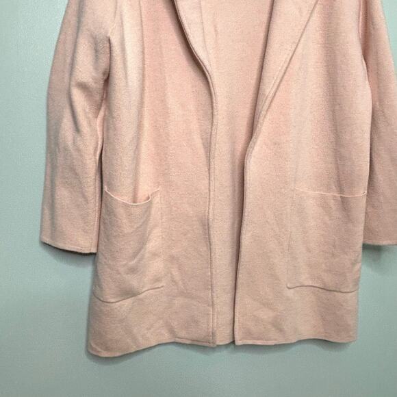 J Crew Sophie Open Front Sweater Blazer Wool Blend Blush S - Picture 6 of 10